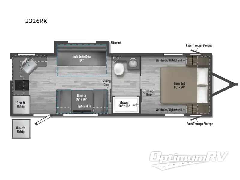 2025 Winnebago M-Series 2326RK Floorplan Photo