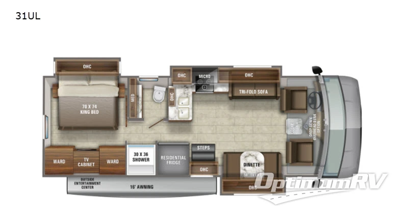 2021 Jayco Precept 31UL Floorplan Photo
