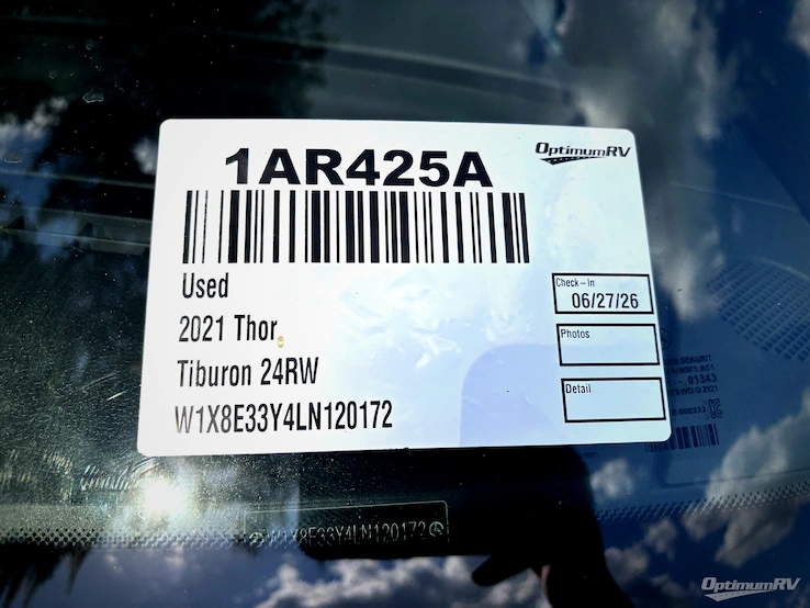 2021 Thor Tiburon Sprinter 24RW RV Photo 1