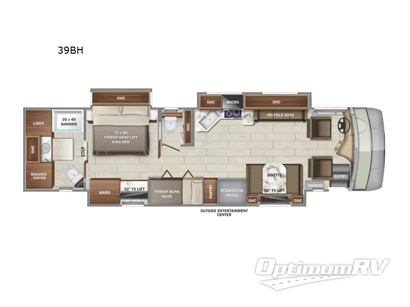 2022 Jayco Embark 39BH RV Floorplan Photo