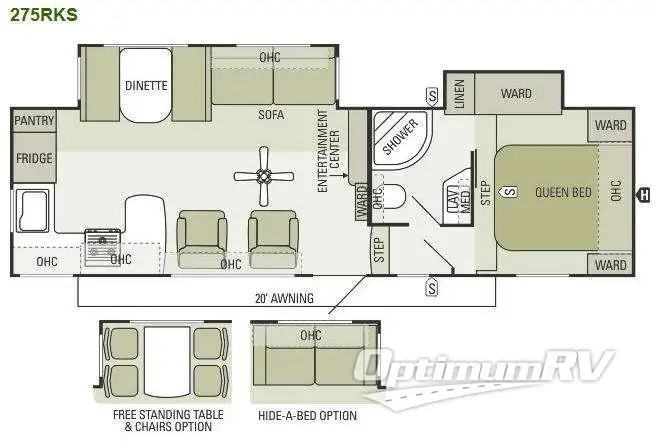 2013 Starcraft Travel Star 275RKS Floorplan Photo
