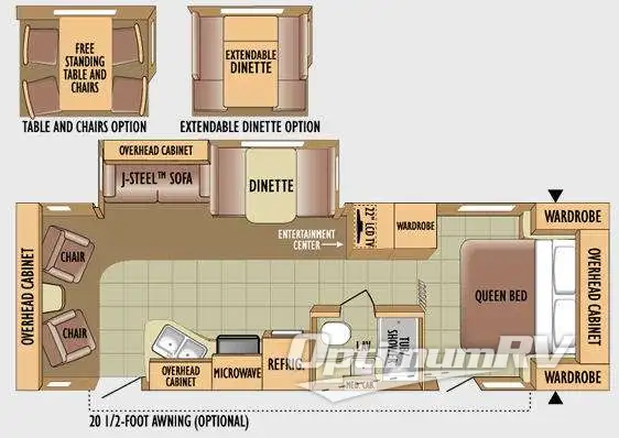 2010 Jayco Eagle Super Lite 298RLS Floorplan Photo