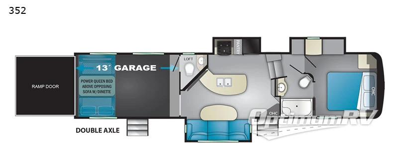 2018 Heartland Fuel 352 Floorplan Photo