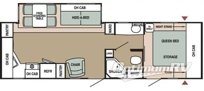 2009 Starcraft Star Stream SS29RKS Floorplan Photo