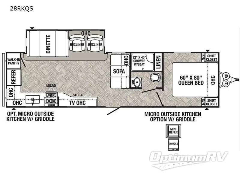 2022 Palomino Puma 28RKQS RV Floorplan Photo
