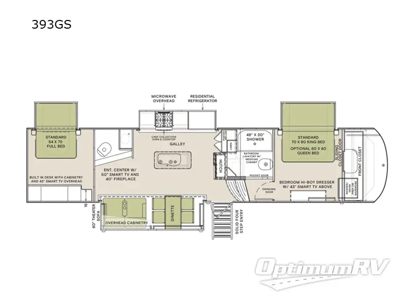 2022 VanLeigh Vilano 393GS Floorplan Photo