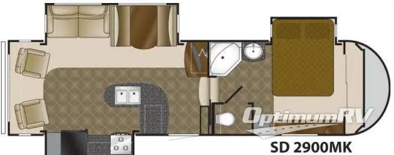 2010 Heartland Sundance 2900MK Floorplan Photo