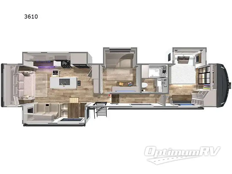 2024 Brinkley Model Z 3610 RV Floorplan Photo