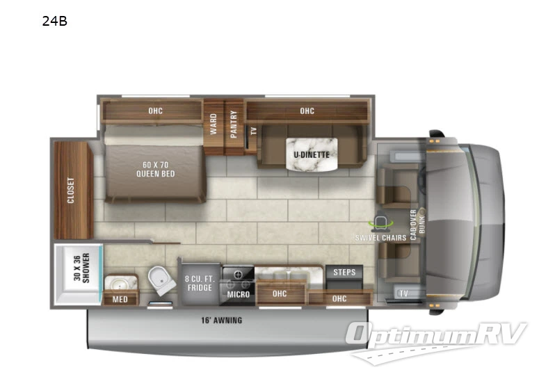 2021 Jayco Redhawk 24B Floorplan Photo