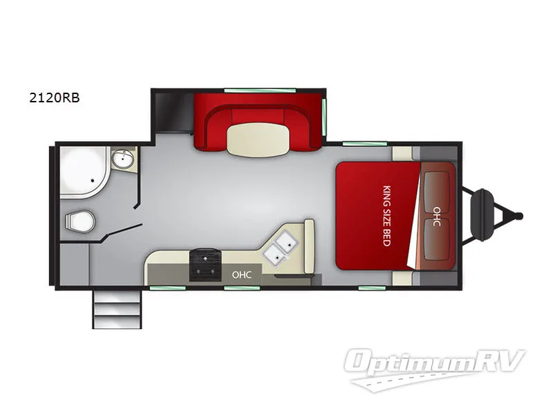 2019 Cruiser MPG 2120RB Floorplan Photo