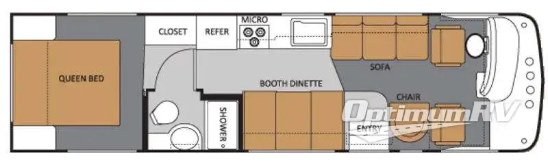 2011 Thor Hurricane 30Q Floorplan Photo
