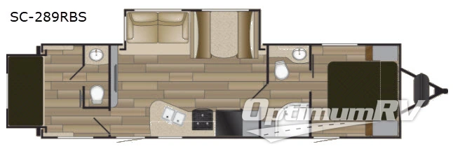 2018 Cruiser Shadow Cruiser 289RBS Floorplan Photo