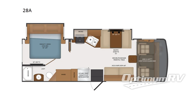 2019 Fleetwood Flair 28A Floorplan Photo