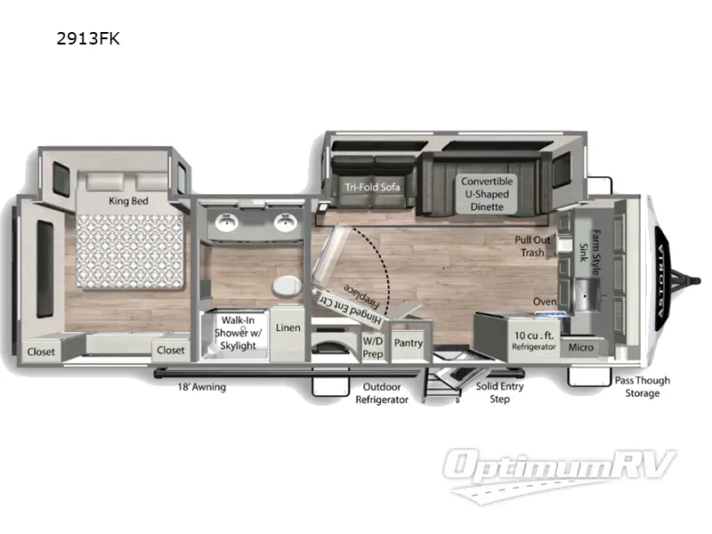 2024 Dutchmen Astoria 2913FK RV Floorplan Photo