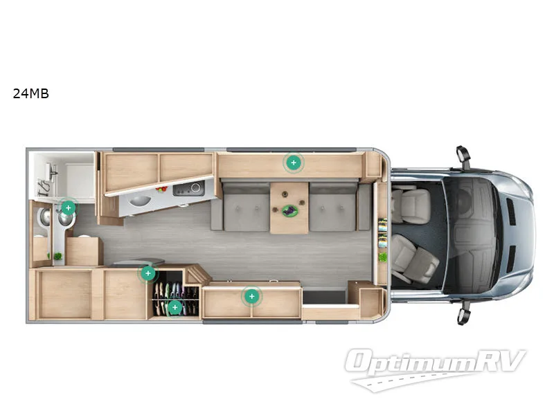 2019 Leisure Travel Wonder 24MB Floorplan Photo