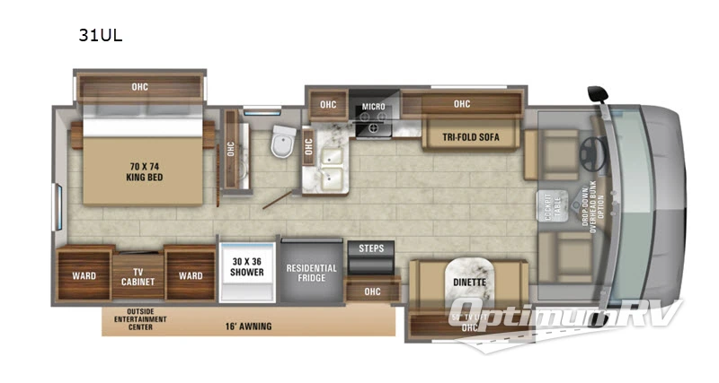 2020 Jayco Precept 31UL Floorplan Photo