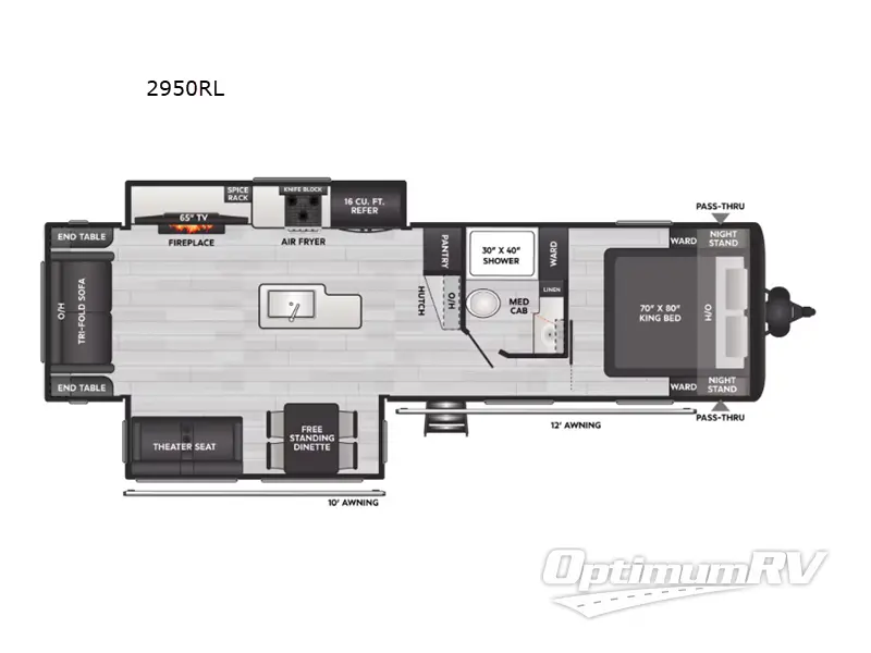 2026 Keystone Coleman Legacy 2950RL Floorplan Photo