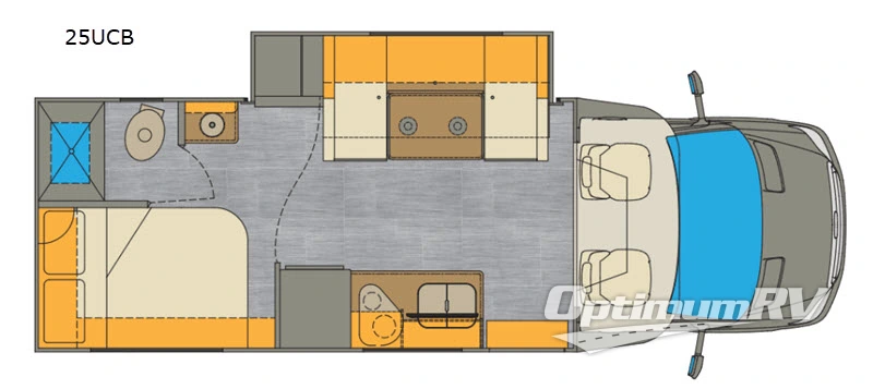 2018 Renegade Villagio 25UCB Floorplan Photo