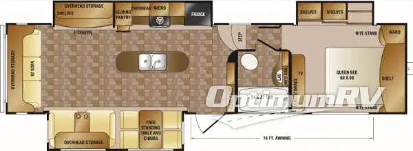 2013 CrossRoads Cruiser CF34SS RV Floorplan Photo