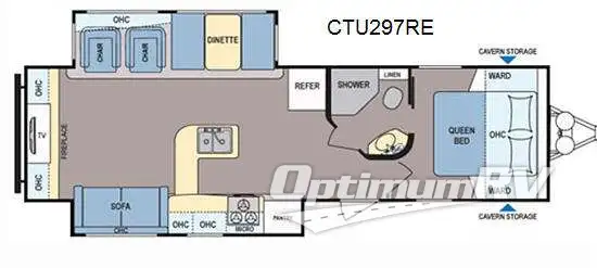 2013 Dutchmen Coleman CTU 297RE Floorplan Photo