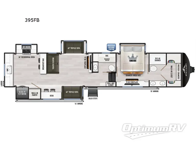 SOLD! - New 2025 East To West Ahara 395FB Fifth Wheel at Optimum