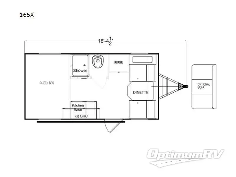 2022 Riverside Xplorer 165X Floorplan Photo