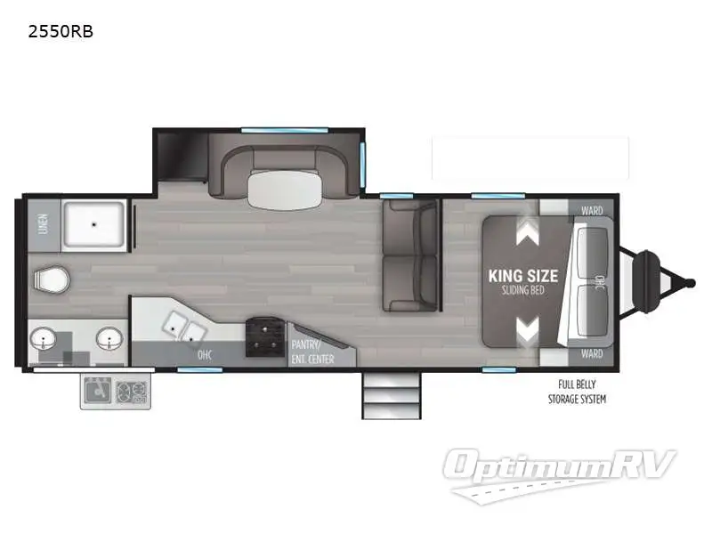 2021 Cruiser MPG 2550RB Floorplan Photo