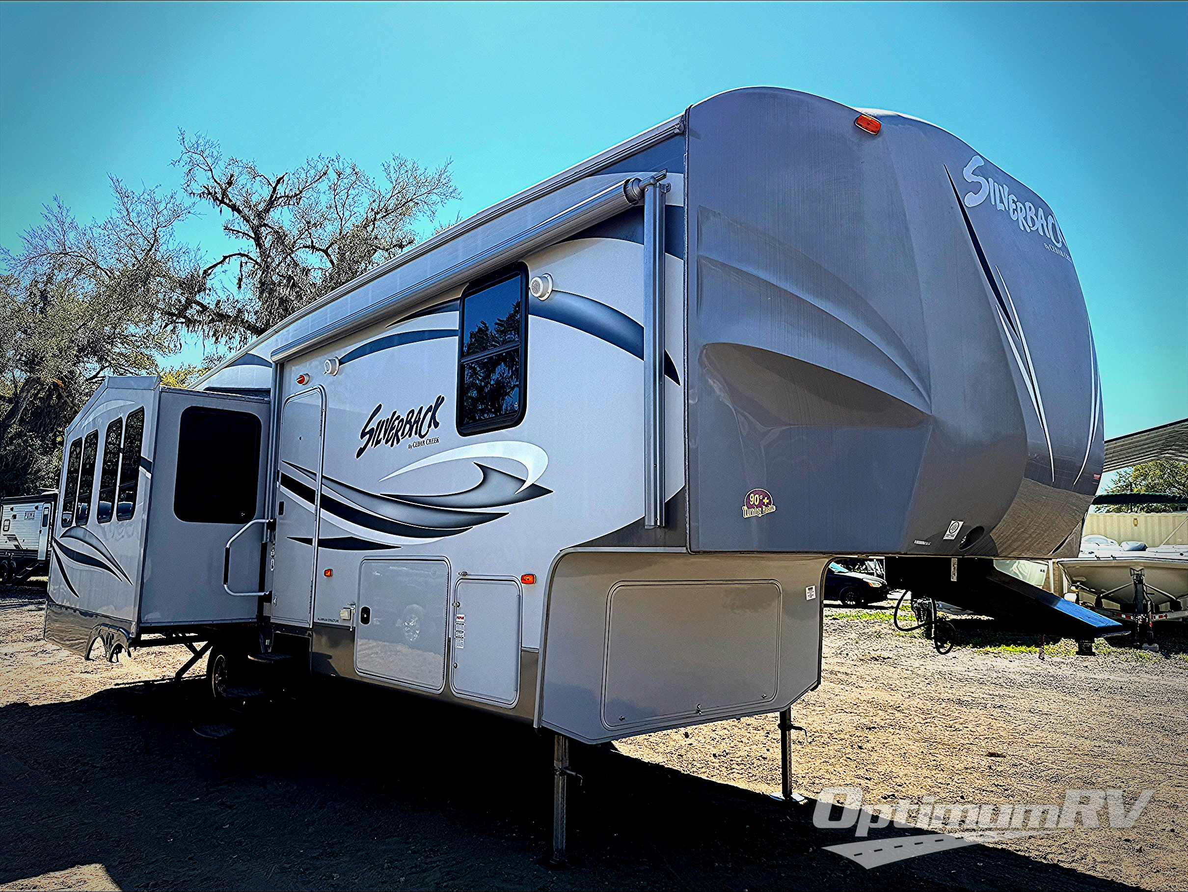 SOLD! - Used 2013 Forest River Cedar Creek Silverback 29RE Fifth