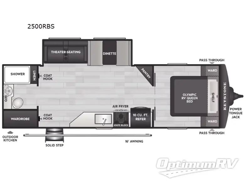 2027 Keystone Springdale 2500RBS RV Floorplan Photo