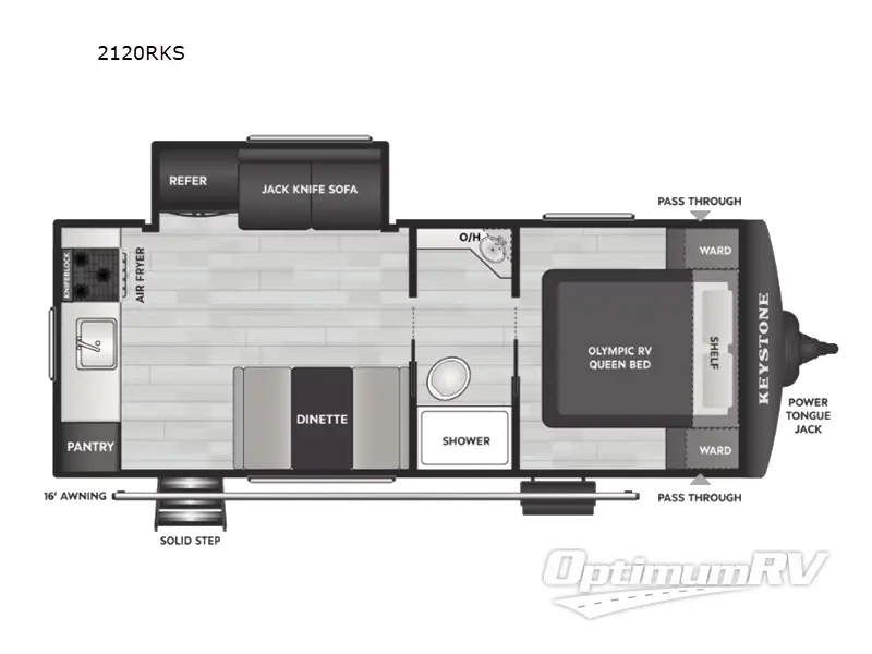 2027 Keystone Springdale 2120RKS Floorplan Photo