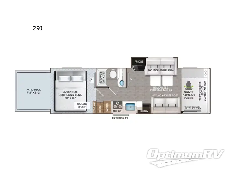 2023 Thor Outlaw 29J Floorplan Photo