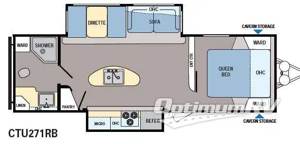 2014 Dutchmen Coleman Explorer CTU271RB Floorplan Photo