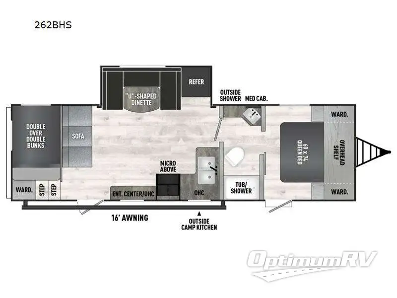 2024 Viking Viking 6K Series 262BHS RV Floorplan Photo