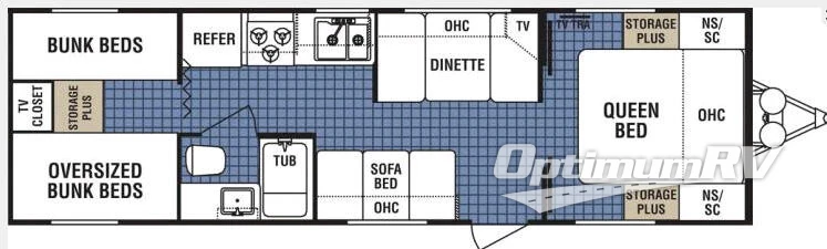 2007 Dutchmen Lite 29Q Floorplan Photo