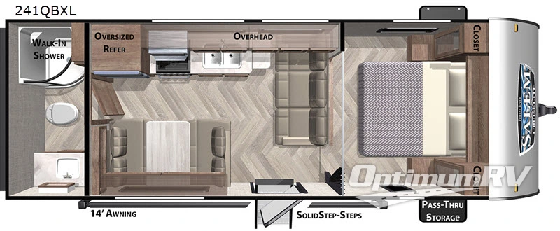 2020 Forest River Salem Cruise Lite 241QBXL Floorplan Photo