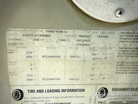 2011 Forest River Cedar Creek Silverback 33L RV Photo 2