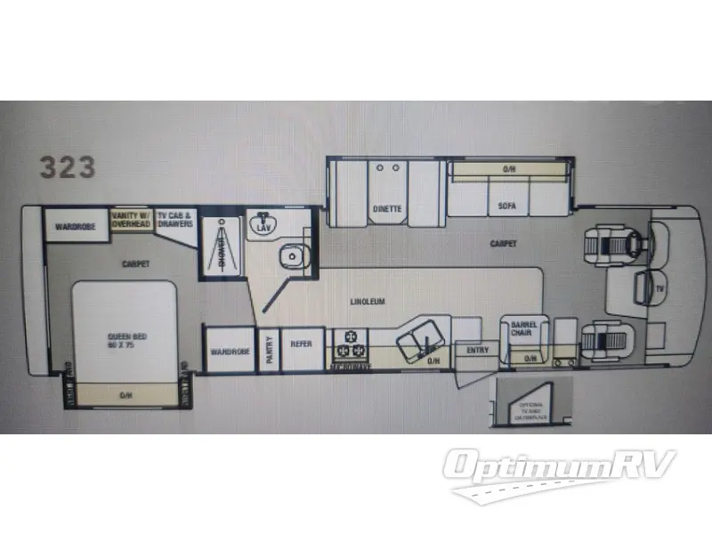2006 Forest River Georgetown 323 Floorplan Photo