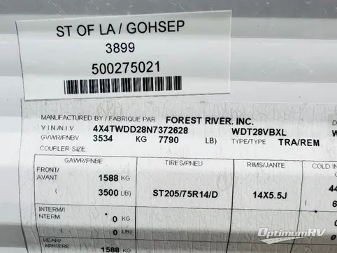 2022 Forest River Wildwood X-Lite 28VBXL RV Photo 4