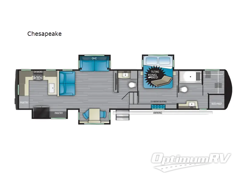 2021 Heartland Landmark CHESAPEAKE Floorplan Photo