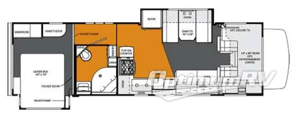 2013 Forest River Forester 3121DS Ford Floorplan Photo