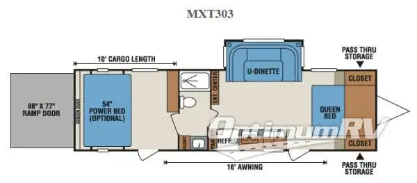 2013 KZ MXT MXT303 Floorplan Photo