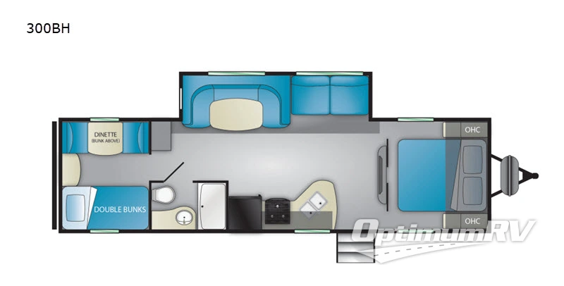 2020 Heartland Prowler 300BH Floorplan Photo