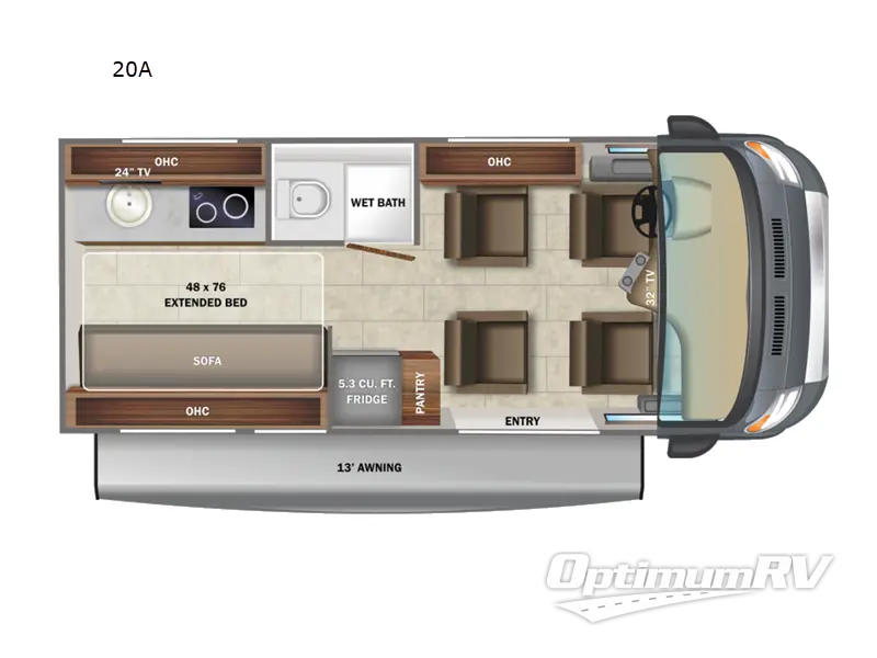2022 Jayco Swift 20A Floorplan Photo
