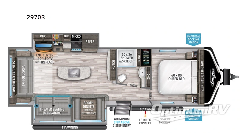 2020 Grand Design Imagine 2970RL Floorplan Photo