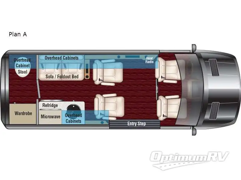 2022 Midwest Automotive Designs Daycruiser 144 Plan A Floorplan Photo