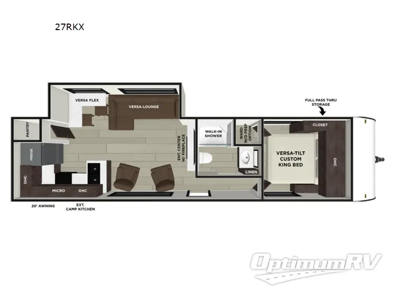 2026 Forest River Salem 27RKX Floorplan Photo