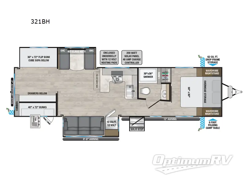2024 Alliance Delta 321BH Floorplan Photo