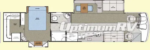 2007 Gulf Stream Tour Master T40C Floorplan Photo