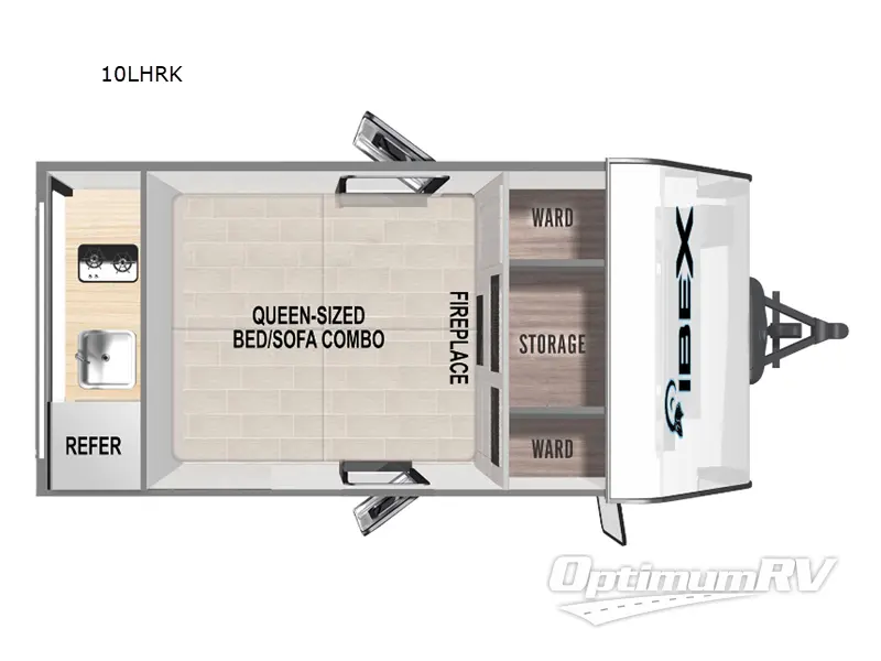 2023 Forest River IBEX 10LHRK RV Floorplan Photo
