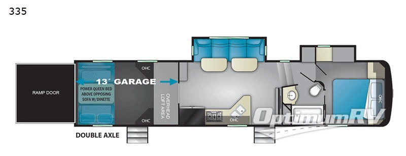 2018 Heartland Fuel 335 Floorplan Photo
